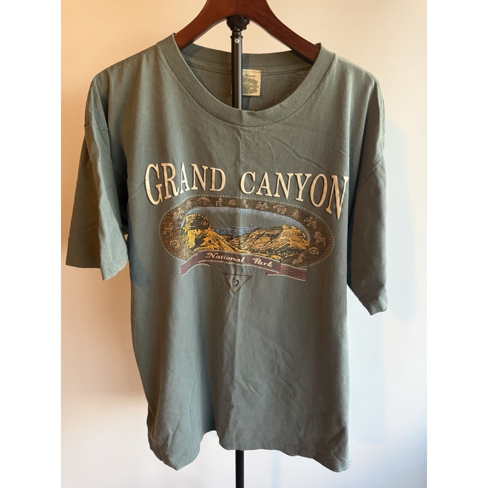 Vintage 90s Grand Canyon National Park Kokopelli Graphic Souvenir Shirt USA XL
